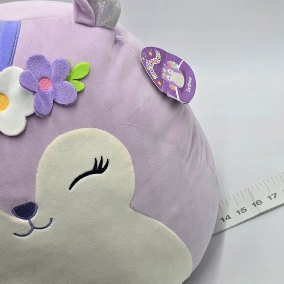 Squishmallows Large - Syndee the Squirrel with 3D Flower Crown - Picture 12 of 16